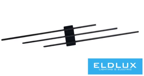 UNIVERSO Fali lámpa 23w 1840lm 4000k IP20 Fekete 720x110x50mm