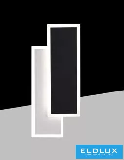 UNIVERSO Fali lámpa LED 15w 120lm CCT.kap IP20 150x350mm fehér/fekete