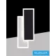 UNIVERSO Fali lámpa LED 15w 120lm CCT.kap IP20 150x350mm fehér/fekete
