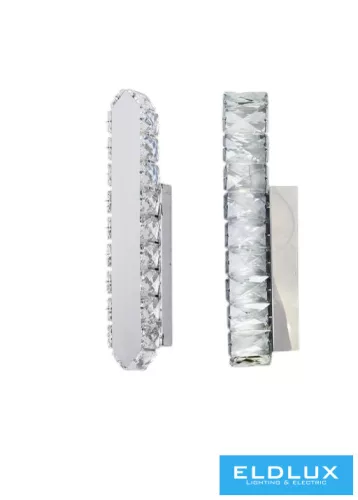 UNIVERSO Fali lámpa 5w 720lm CCT.kap IP20 180x48mm Króm