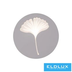   UNIVERSO levélmintás fali lámpa 9w 630lm CCT IP20 ∅220x40mm fehér