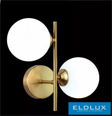 UNIVERSO Fali lámpa 2xG9 max.10w 280x250mm IP20 Óarany 5év