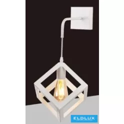  UNIVERSO Fali lámpa 1xE27 max.60w 170x170mm IP20 Fehér 5év