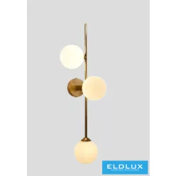   UNIVERSO Fali lámpa 3xG9 max.10w 200x200x700mm IP20 Óarany 5év