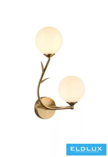 UNIVERSO Fali lámpa 2xG9 max.10w 230x380mm IP20 Óarany 5év