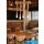 UNIVERSO Kender kötél csillár 4xE27 max. 240V 600×1240mm fekete
