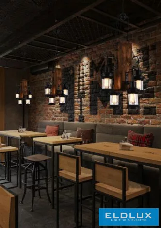 UNIVERSO Csillár 4xE27 IP20 D400x1200mm fekete