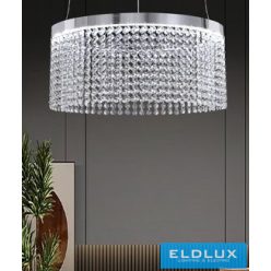   UNIVERSO Kristály üveg csillár 35w 2800lm 8000k 220° IP20 Króm D500x1200mm