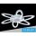 UNIVERSO Mennyezeti lámpa LED 59w 4720lm CCT fehér 700x700mm IP20