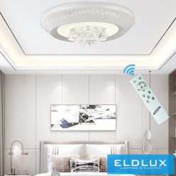   UNIVERSO Kristály üveg mennyezeti lámpa 83/166w 6640/13280lm CCT IP22 ∅800mm fehér