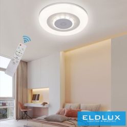   UNIVERSO Mennyezeti lámpa hangszóróval BT 72w CCT + 9w RGB 4600lm ∅485×60mm fehér