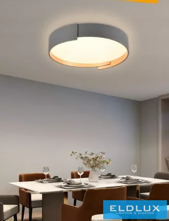 UNIVERSO Mennyezeti lámpa 46w 3680lm 3000k 495x100mm szürke/arany