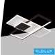 UNIVERSO mennyezeti lámpa 46W 3680lm CCT kap. 570x530mm IP20 fehér/fekete