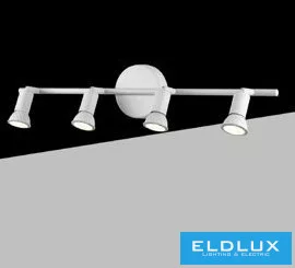 UNIVERSO Spot lámpatest 4xGU10 Max.10w IP20 Fehér 505x100mm