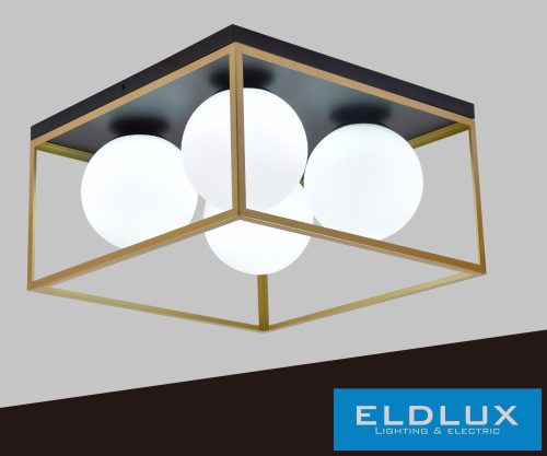 UNIVERSO Mennyezeti lámpa 4xG9 max.10w 400x400x160mm IP20 Óarany