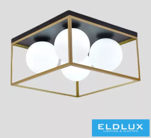 UNIVERSO Mennyezeti lámpa 4xG9 max.10w 400x400x160mm IP20 Óarany