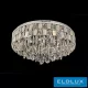 ELDLUX Kristály Üveg Mennyezeti Lámpa Króm LED 22×5W 4000k IP20 ∅800x390mm