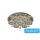 ELDLUX Kristály üveg mennyezeti lámpa 63w 5040lm CCT.T IP20 D700x215mm Króm
