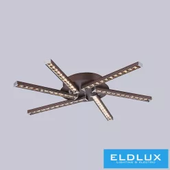   ELDLUX MEMPHIS kristályüveg mennyezeti lámpa króm 18W 4000K