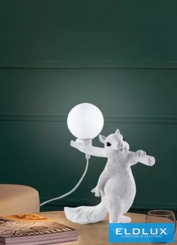 UNIVERSO Mókus asztali lámpa 1xG9 Max.60W IP20 fehér 260x240mm