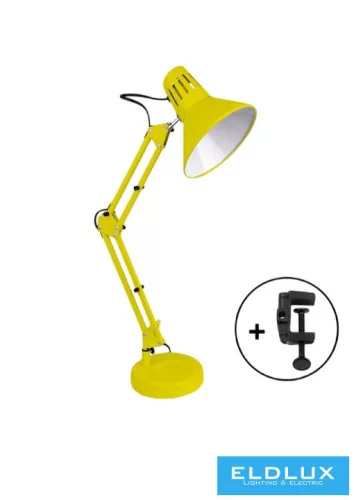 UNIVERSO Asztali lámpa 1xE27 Max.60w 160x500mm Sárga