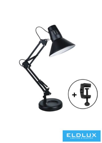 UNIVERSO Asztali lámpa 1xE27 Max.60w 160x500mm Fekete