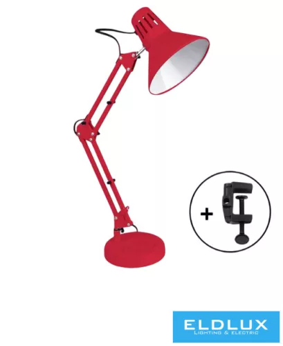 UNIVERSO Asztali lámpa 1xE27 Max.60w 160x500mm Piros