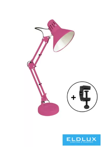 UNIVERSO Asztali lámpa 1xE27 Max.60w 160x500mm Rózsaszín