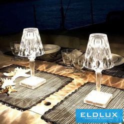   UNIVERSO Akkumulátoros asztali lámpa 5V 0.5W/1W CCT 65lm/100lm