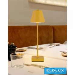   UNIVERSO Tölthető asztali lámpa 5V-2000mAh 1w 100lm CCT 108x375mm Sárga