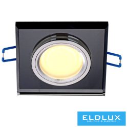   ELDLUX MIRROR süllyesztett lámpatest billenthető GU10 fekete