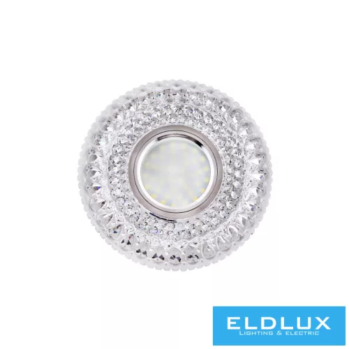 ELDLUX LUXOR süllyesztett lámpatest LED 3W NW + GU10 króm