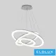 ELDLUX MILKY függeszték 76W CCT Króm
