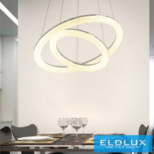 ELDLUX MILKY függeszték 42W CCT Króm