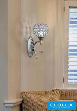 UNIVERSO Fali lámpa 1-karos 1xG9 Max.60W D170x280mm IP20 Króm