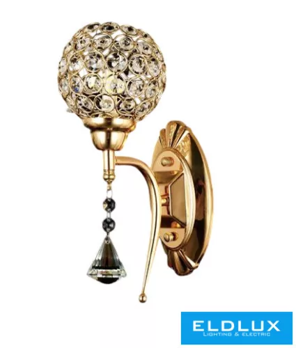 UNIVERSO Fali lámpa 1-karos 1xG9 Max.60W D170x280mm IP20 Arany