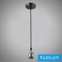   UNIVERSO Függeszték fém foglalattal 1xE27 max. 240V 60w 2 méter bronz