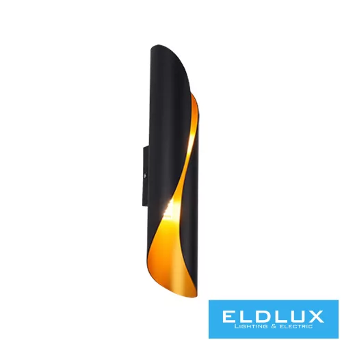 UNIVERSO Fali lámpa 2xG9 IP20 fekete