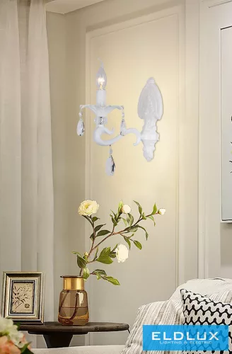 UNIVERSO Fali lámpa 1 karos 1xE14 Max.40W D28x31cm fehér