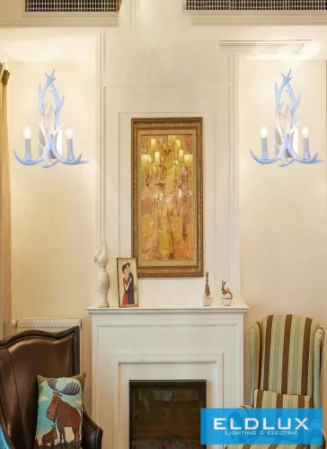 UNIVERSO Fali lámpa 2 karos 2xE14 Max.40W D34x48.5cm fehér