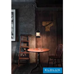 UNIVERSO Fali lámpa 1xE27 IP20 430x140x420mm fekete