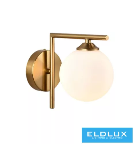 UNIVERSO Fali lámpa 1xG9 Max.60w IP20 180x210mm Óarany