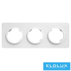 ELDELIZ Hármas üveg keret Fehér