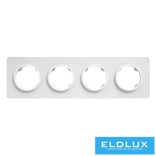 ELDELIZ Négyes üveg keret Fehér