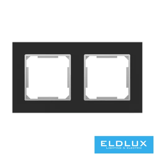 ELDIRA Kettes üveg keret Fekete