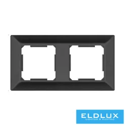 ELDGROUND Kettes műanyag keret Fekete