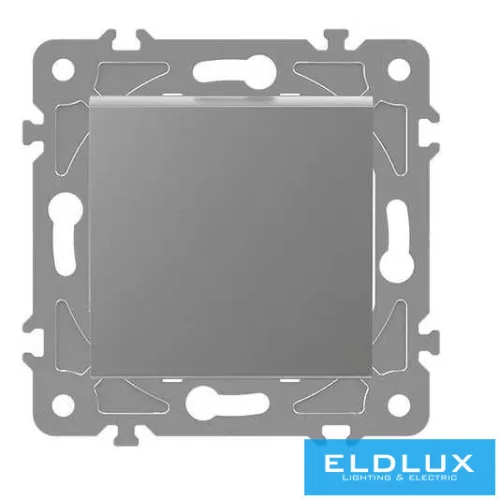 ELDGROUND Egypólusú kapcsoló (101) Ezüst