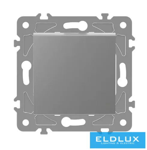 ELDGROUND Nyomókapcsoló (101N) Ezüst