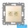 ELDLUX ELDGROUND 2×RJ45 Cat.6 UTP aljzat Arany