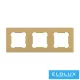 ELDGROUND Hármas műanyag keret Arany